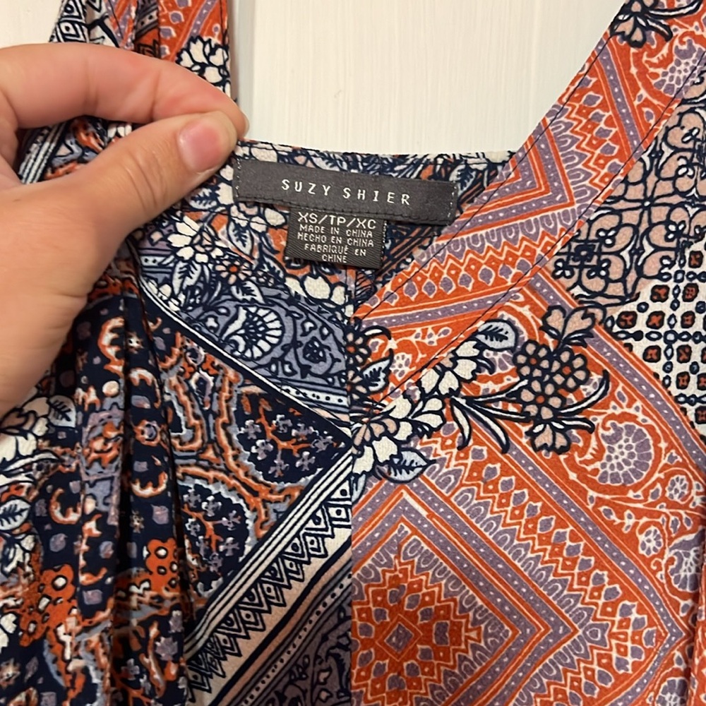 Tile Pattern Handkerchief Sundress - image 6